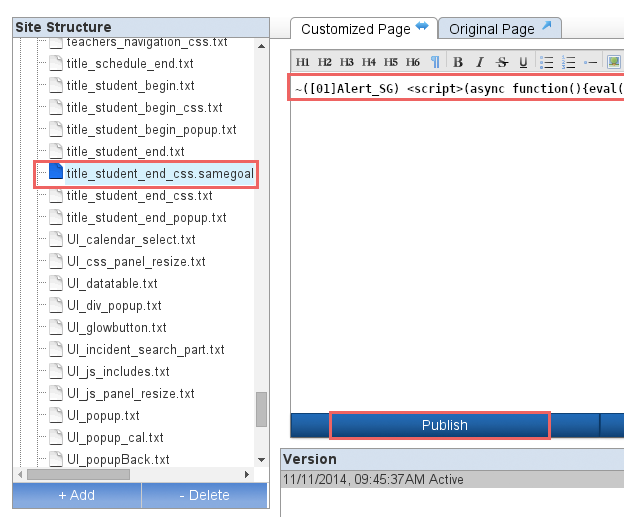 PowerSchool configuration