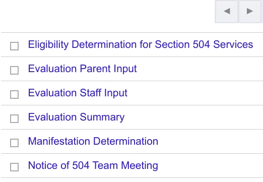 Comprehensive forms